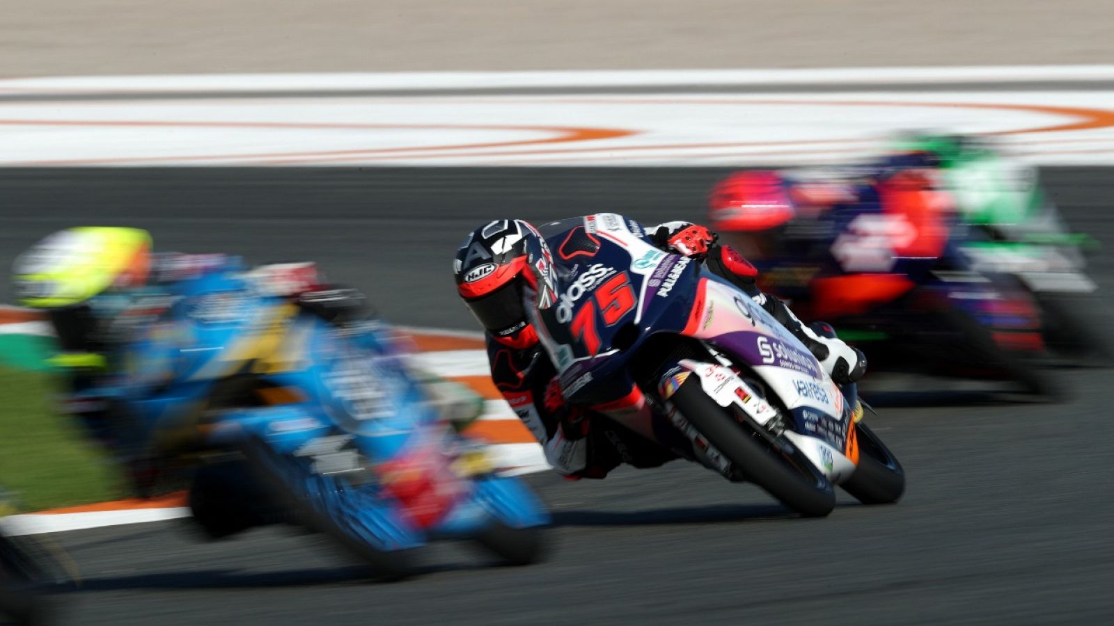 Imagen del piloto español de Moto3 Albert Arenas.