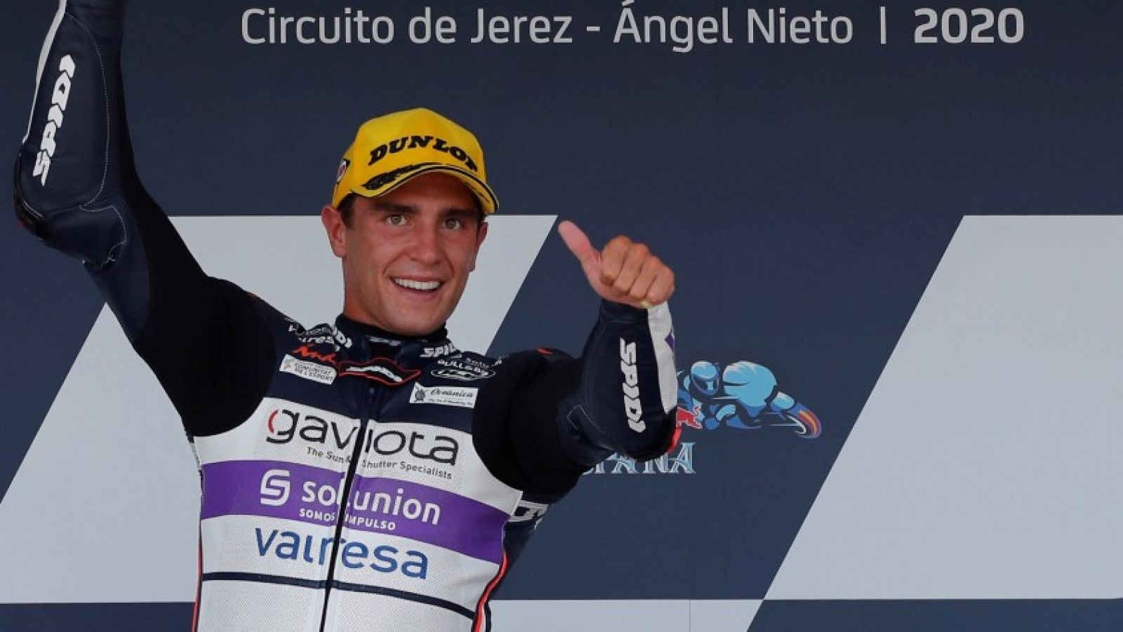 Imagen del campeón del mundo de Moto3, Albert Arenas.