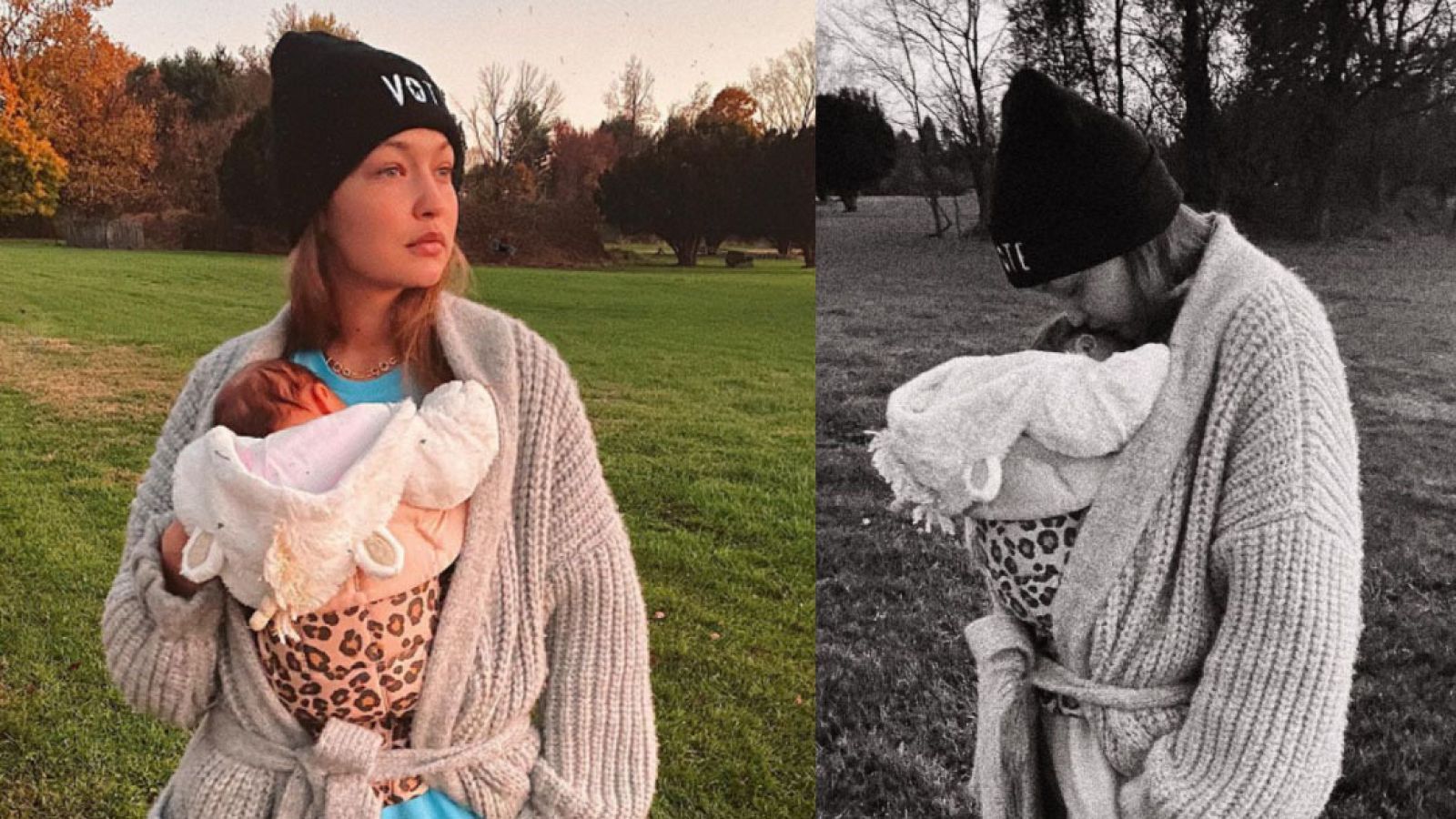 Gigi Hadid comparte una de las primeras fotos con su bebé