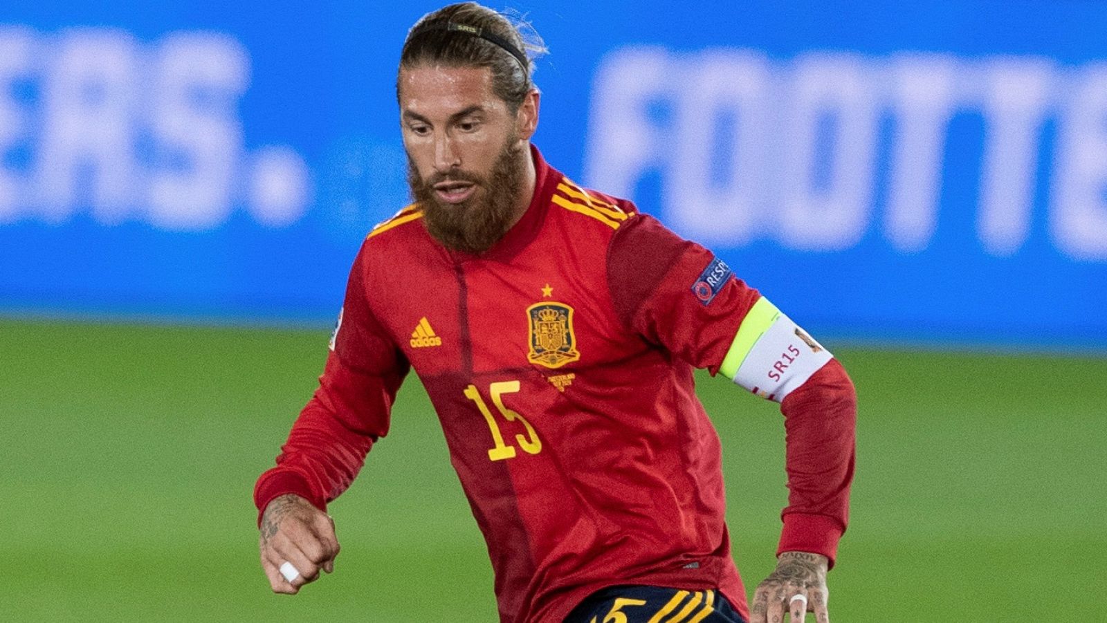 El defensa de la selección española, Sergio Ramos.