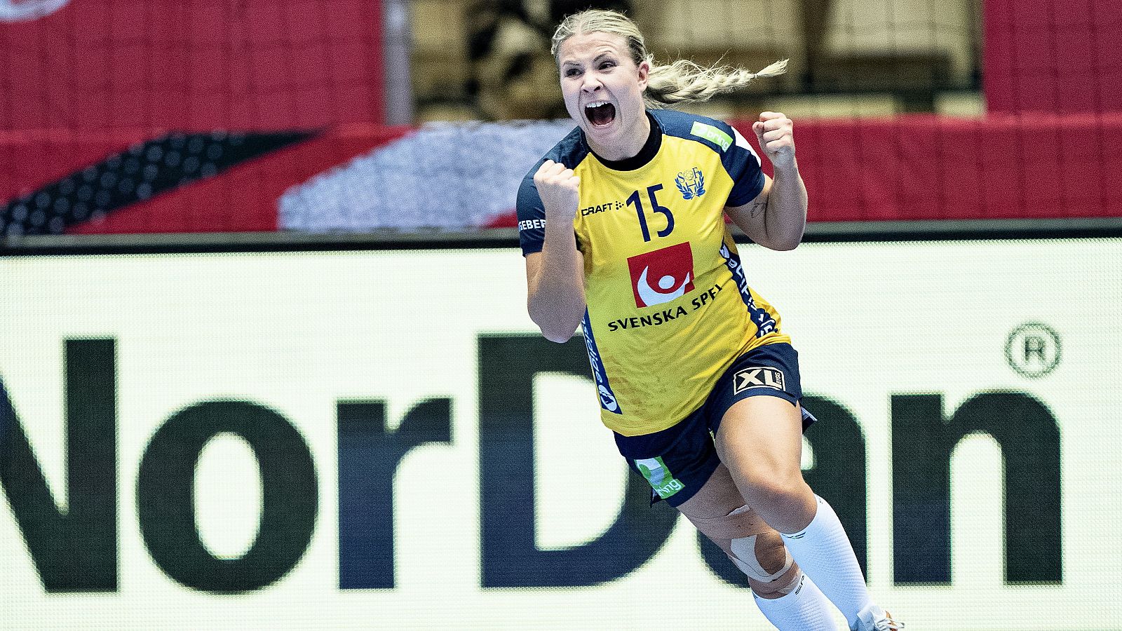 Emma Rask, jugadora de la selección sueca.