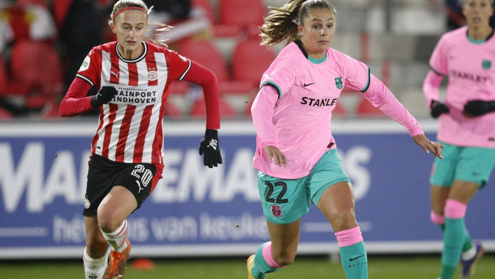 Lieke Martens, en el partido contra el PSV.