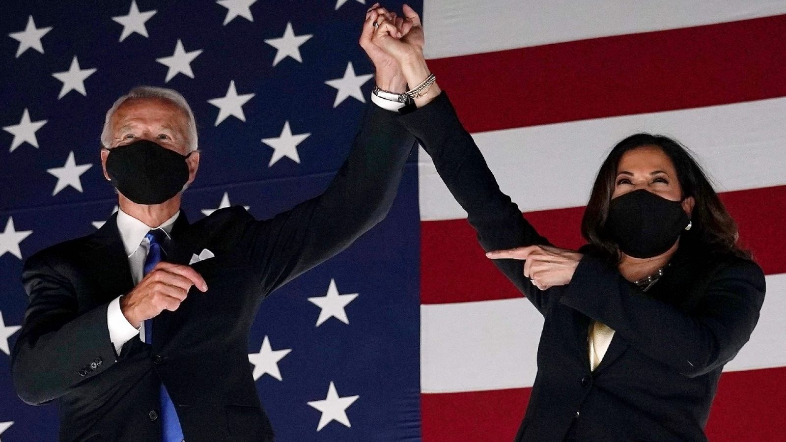 Joe Biden y Kamala Harris en una imagen del 20 de agosto de 2020.