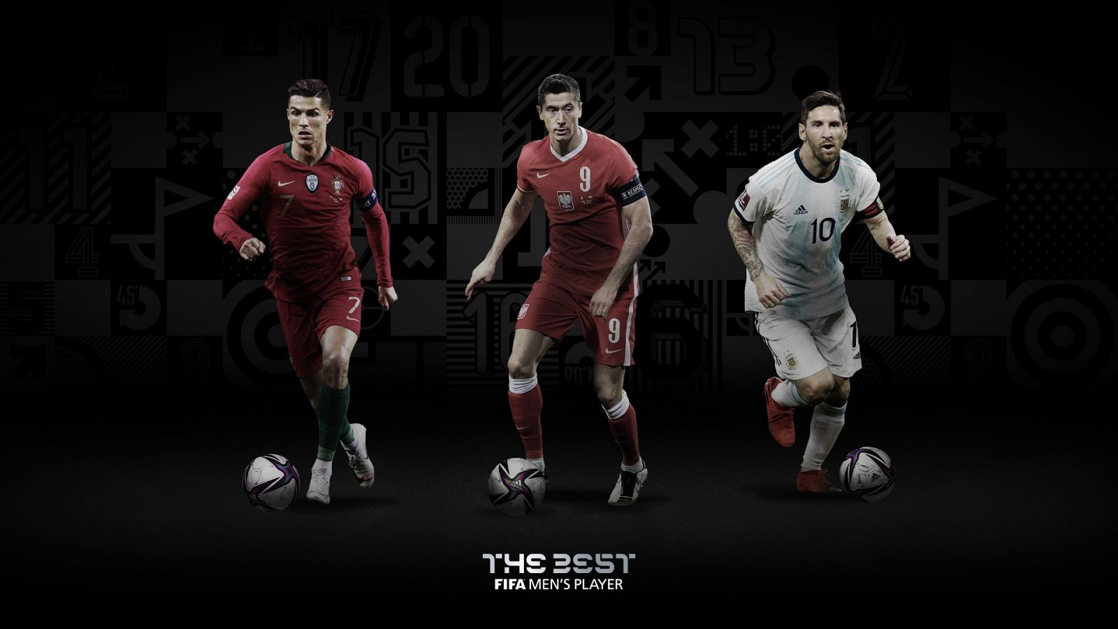 Cristiano, Messi y Lewandoswky, finalistas al premio The Best 2020