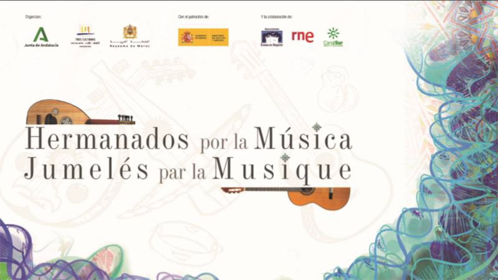 Cartel del concierto 'Hermanados por la música'.
