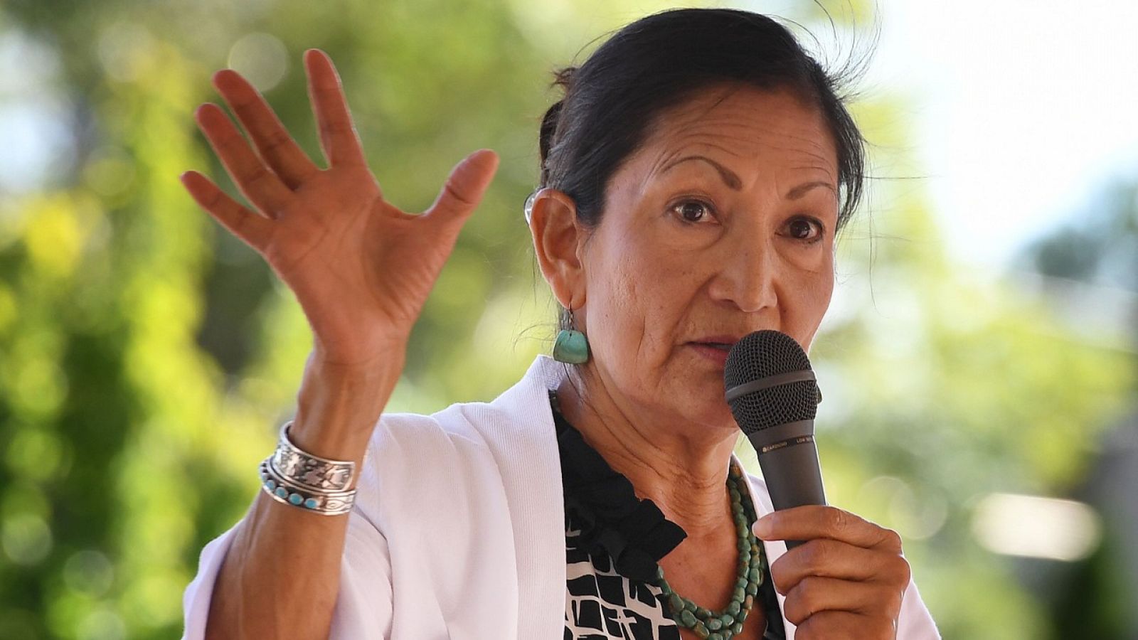 Deb Haaland en una imagen de septiembre de 2018.