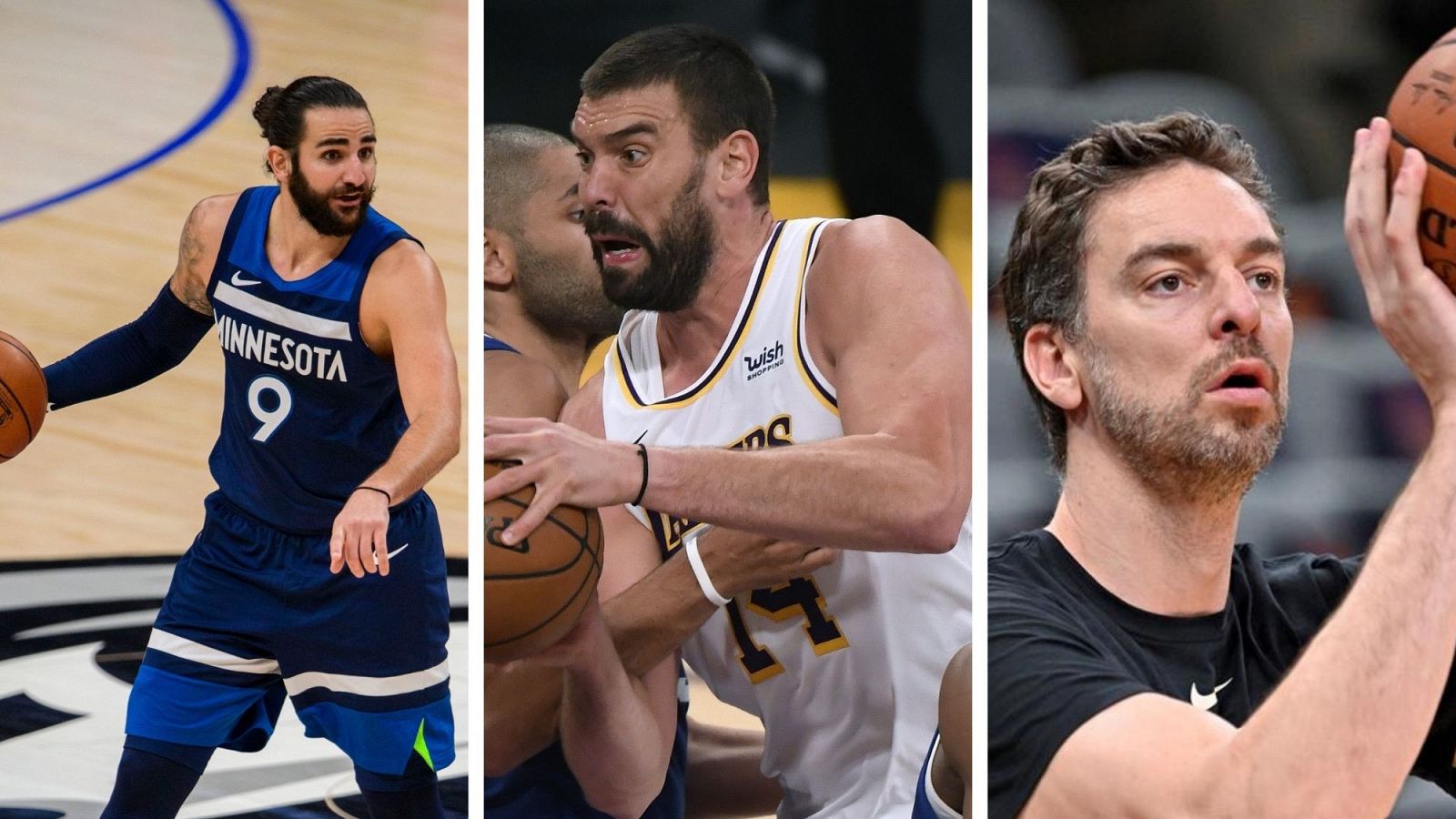 Ricky, Marc y Pau, algunos de los españoles protagonistas en la temporada NBA 20/21