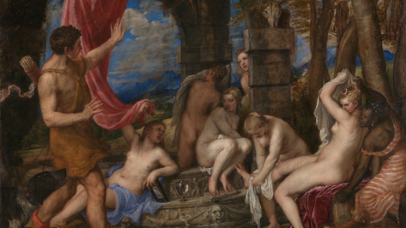 'Diana y Actaeon'.Tiziano.