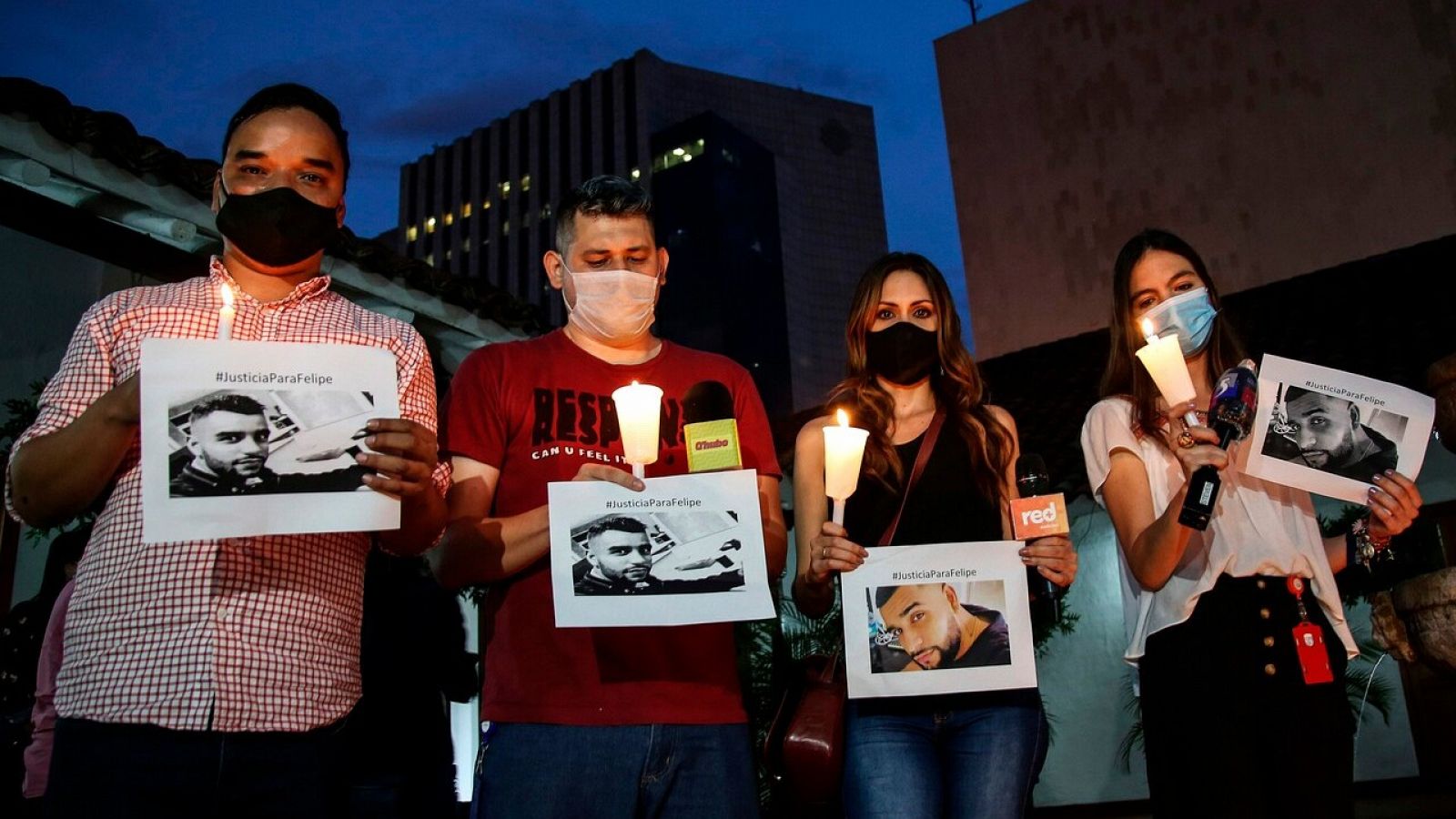 Periodistas piden justicia por el asesinato de su colega colombiano Felipe Guevara