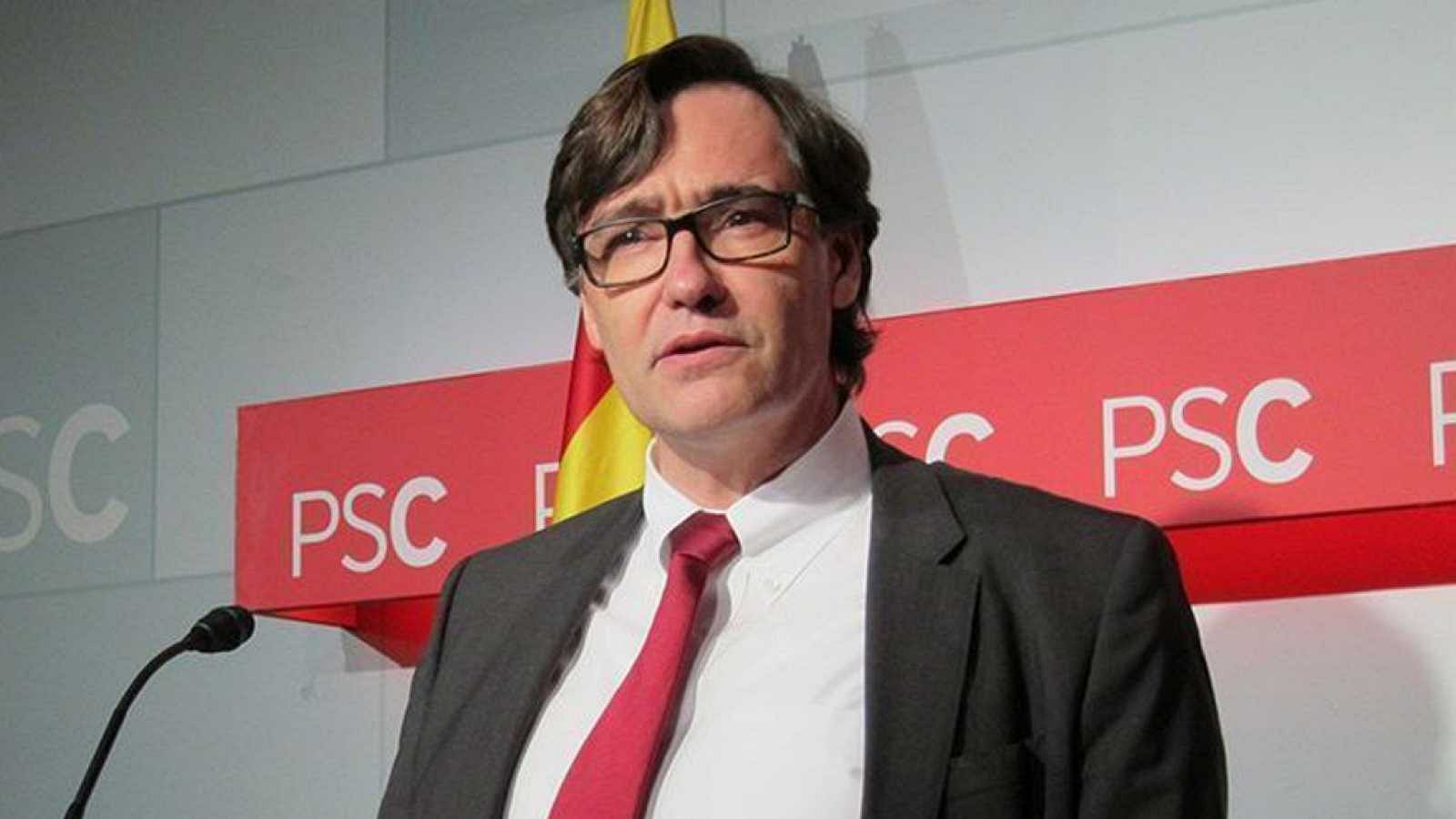 El actual ministro de Sanidad y candidato socialista a las elecciones catalanas, Salvador Illa.