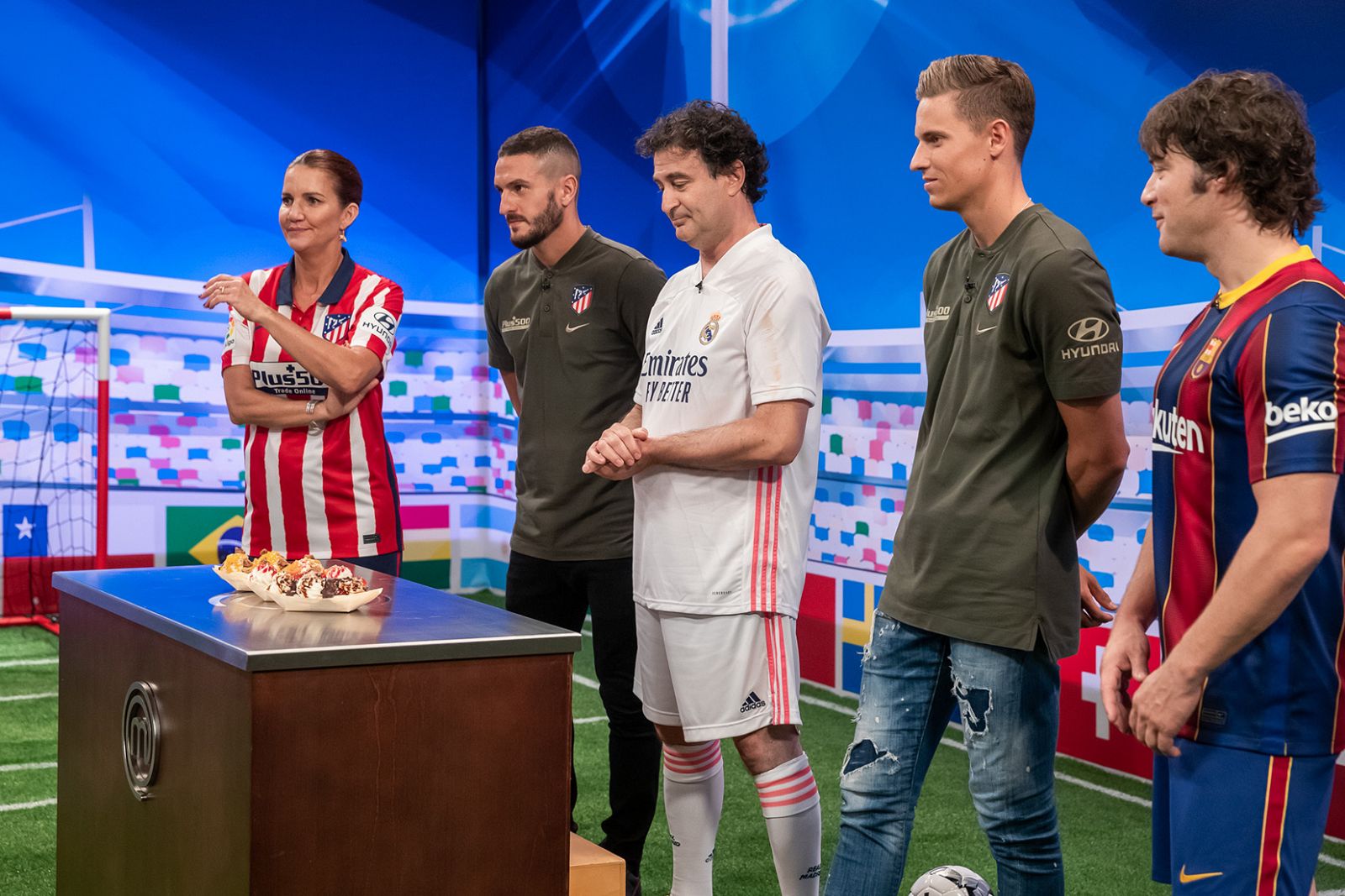 Koke y Llorente, invitados de lujo