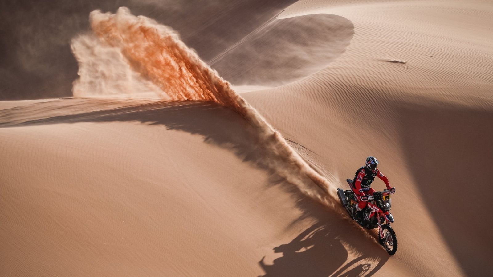El piloto español de motos, Joan Barreda durante la Etapa 4 del Dakar 2021