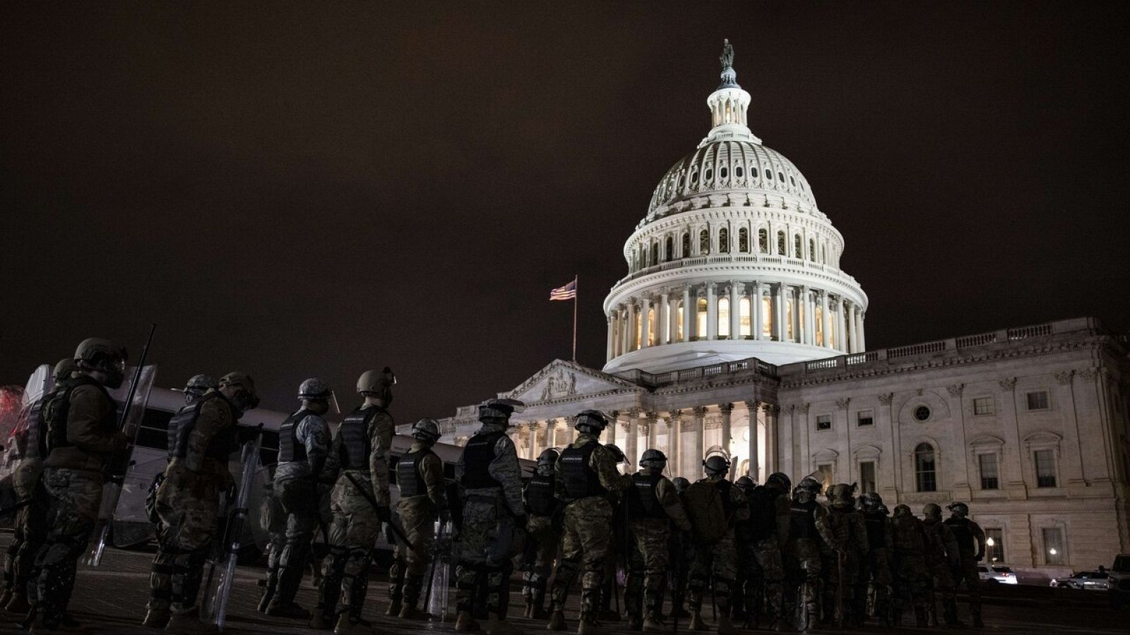 La Guardia Nacional protege el Capitolio tras el asalto