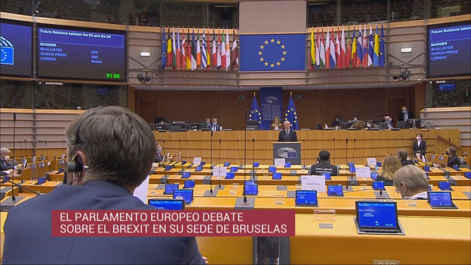 Último pleno del Parlamento Europeo en Bruselas