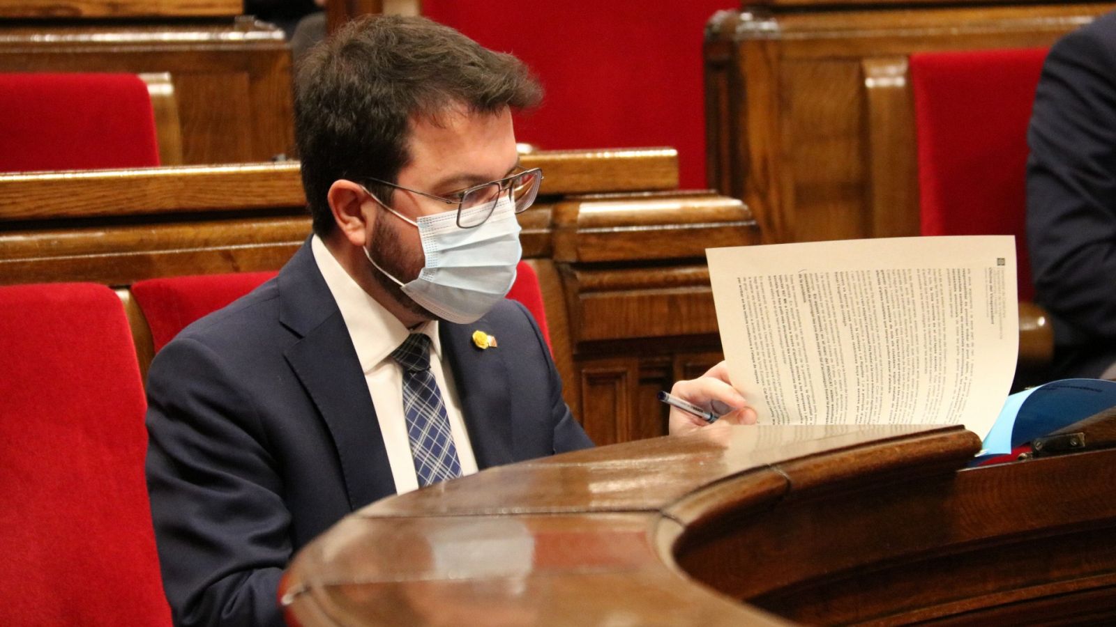 Pere Aragonès proposa que les eleccions se celebrin el 30-M
