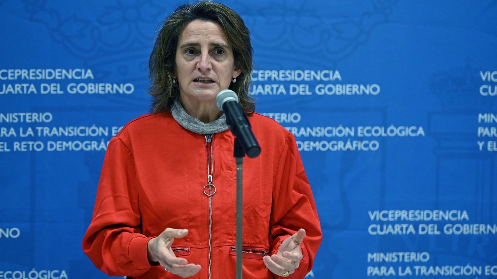 La vicepresidenta cuarta, Teresa Ribera