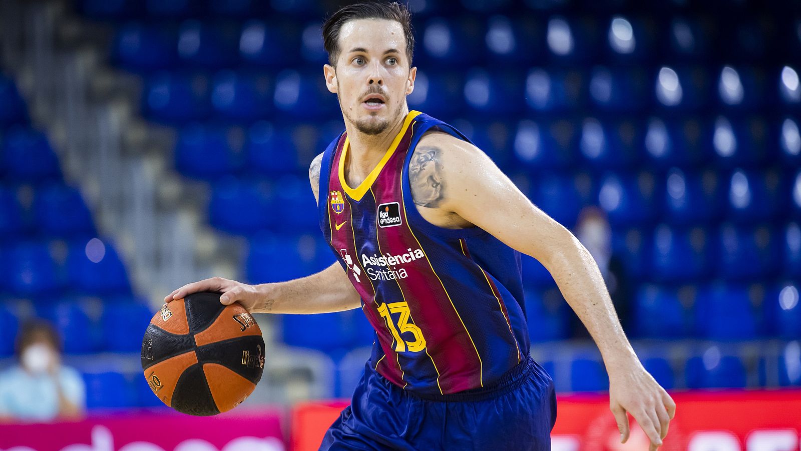 Thomas Heurtel, jugador del FC Barcelona de baloncesto