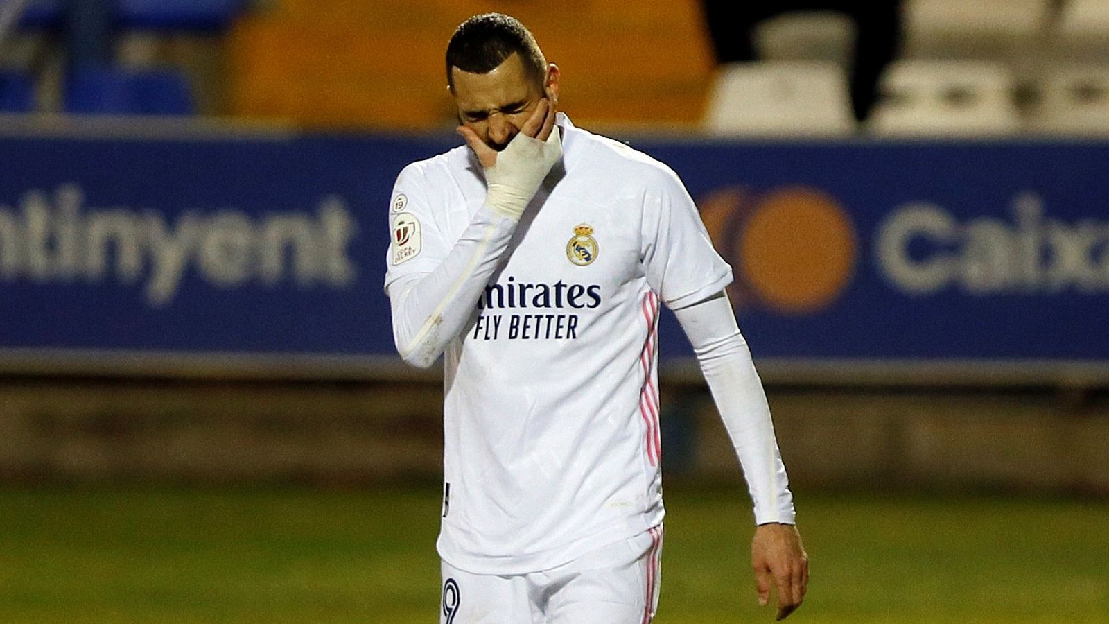 Karim Benzema, en el partido contra el Alcoyano.