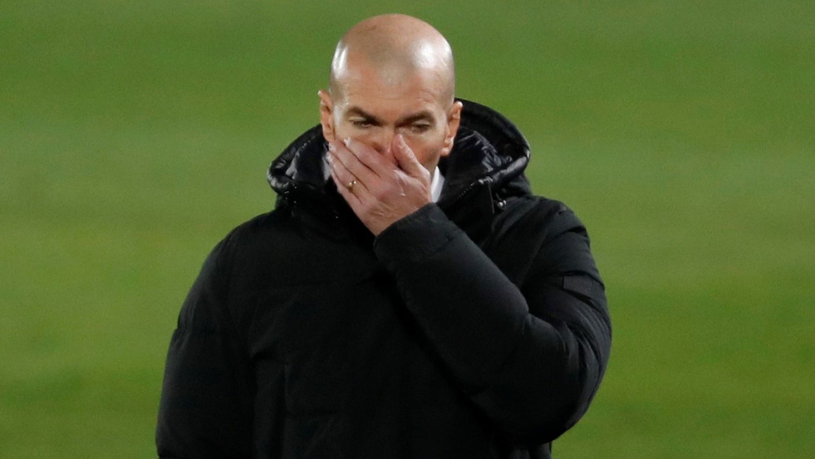 Imagen del entrenador del Real Madrid, Zinedine Zidane