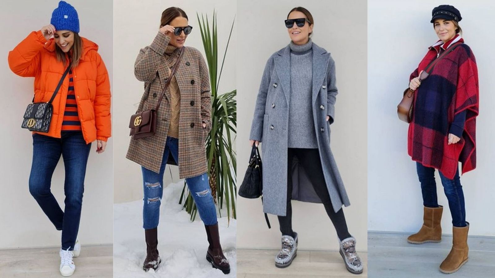 Paula Echevarría: looks para ir a la moda y no pasar frío este invierno 2021