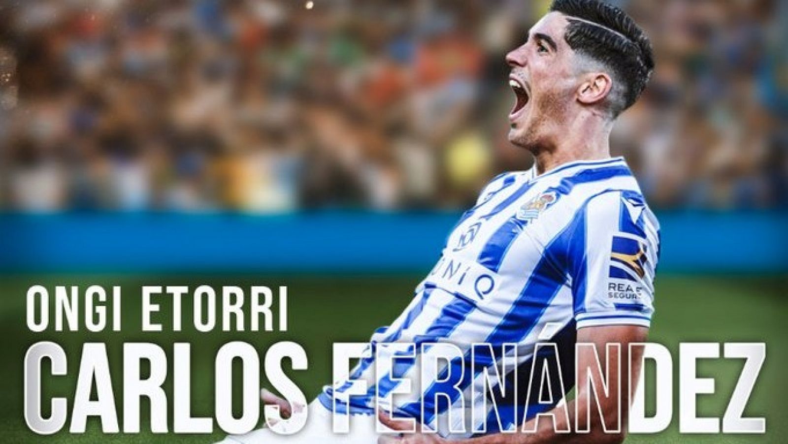 Imagen del nuevo futbolista de la Real Sociedad Carlos Fernández.