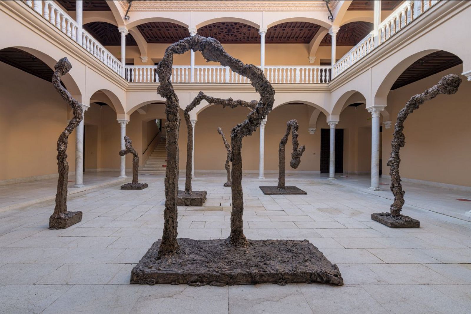 Siete esculturas de bronce de Miquél Barceló ocuparán hasta septiembre el patio central del Museo Picasso Málaga