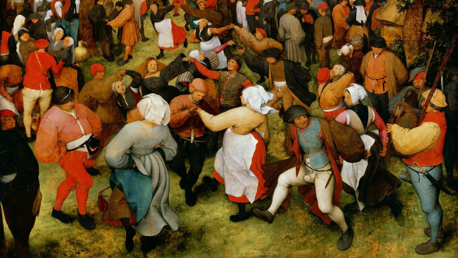 "The Wedding Dance", cuadro de Pieter Brueghel.