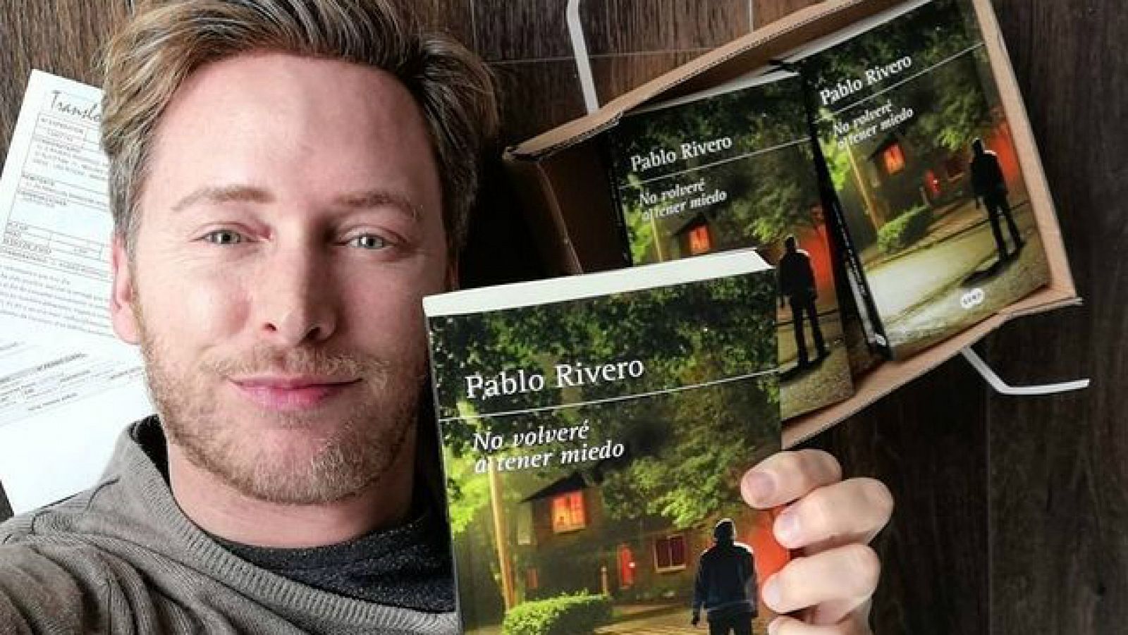 Pablo Rivero reedita su libro 'No volveré a tener miedo'