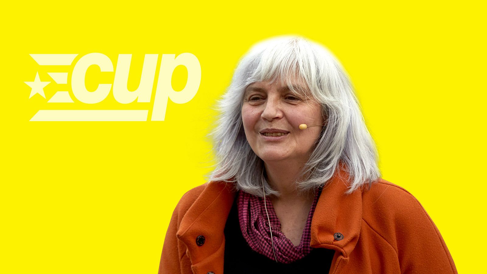 La candidata de la CUP a las elecciones catalanas del 14 de febrero, Dolors Sabater
