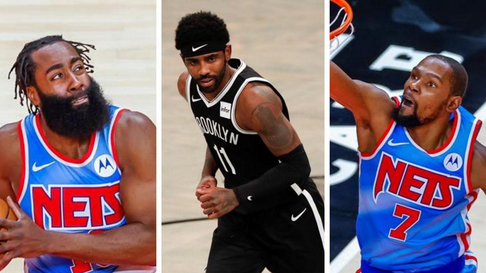 Harden, Irving y Durant, el nuevo 'Big Three' de Brooklyn Nets