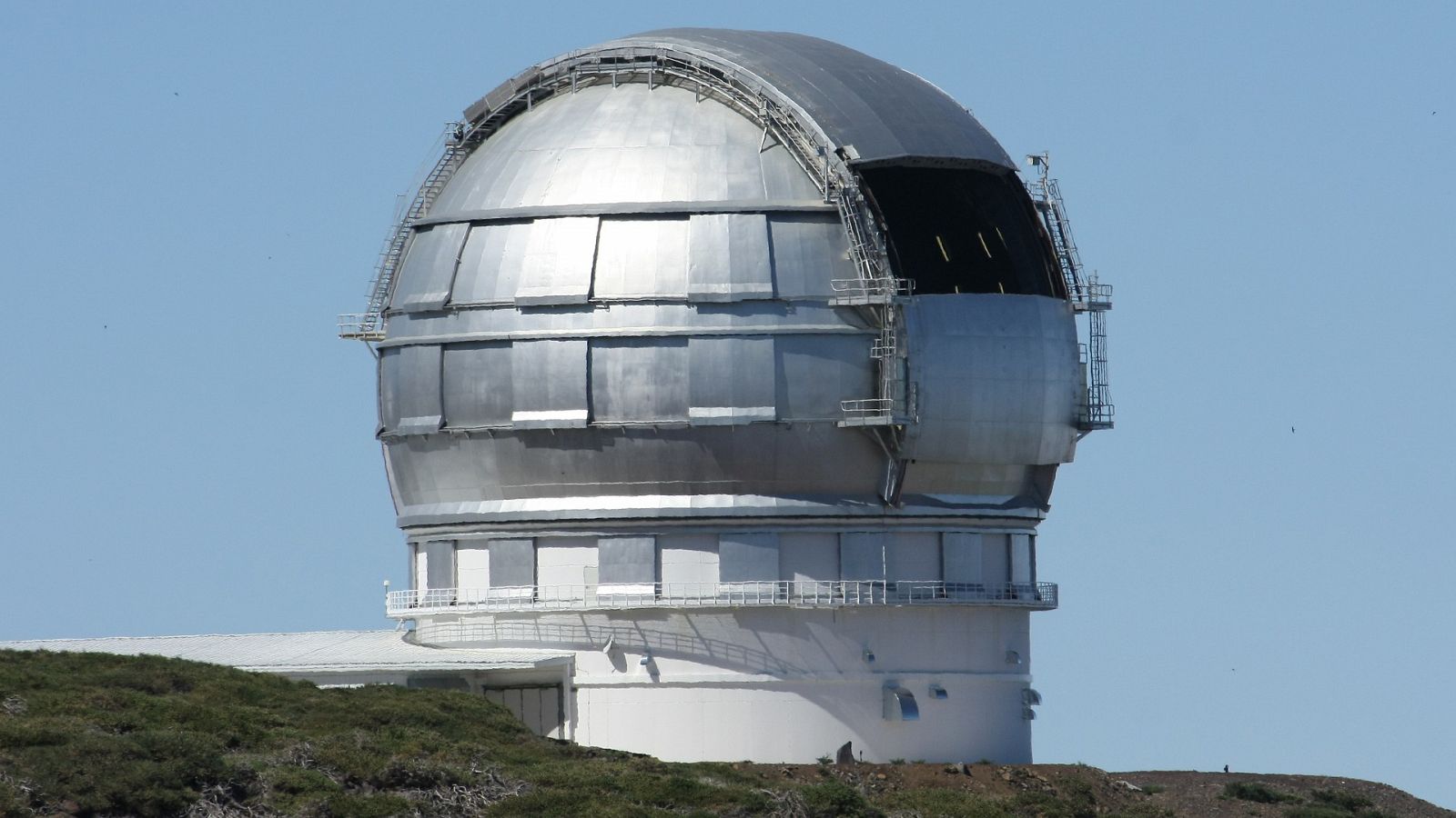 Imagen del Observatorio Astrofísico Roque de Los Muchachos en La Palma (Islas Canarias)