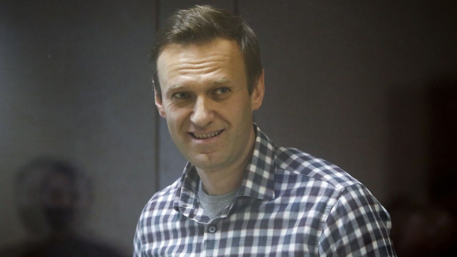 El líder opositor, Alexéi Navalny, antes de su entrada a prisión en febrero