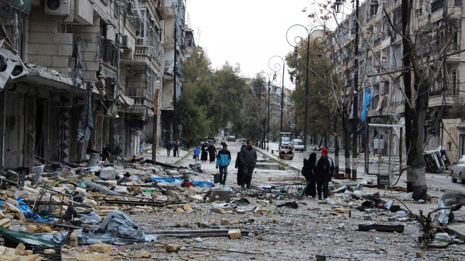 Alepo, una de las ciudades más afectadas por los combates, en una imagen de 2016