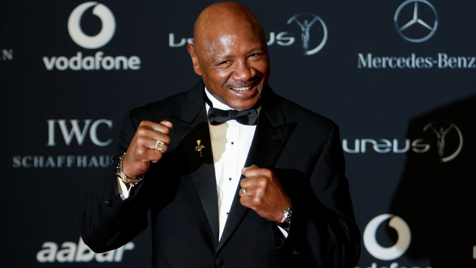 Marvin Hagler en una imagen de febrero de 2011.