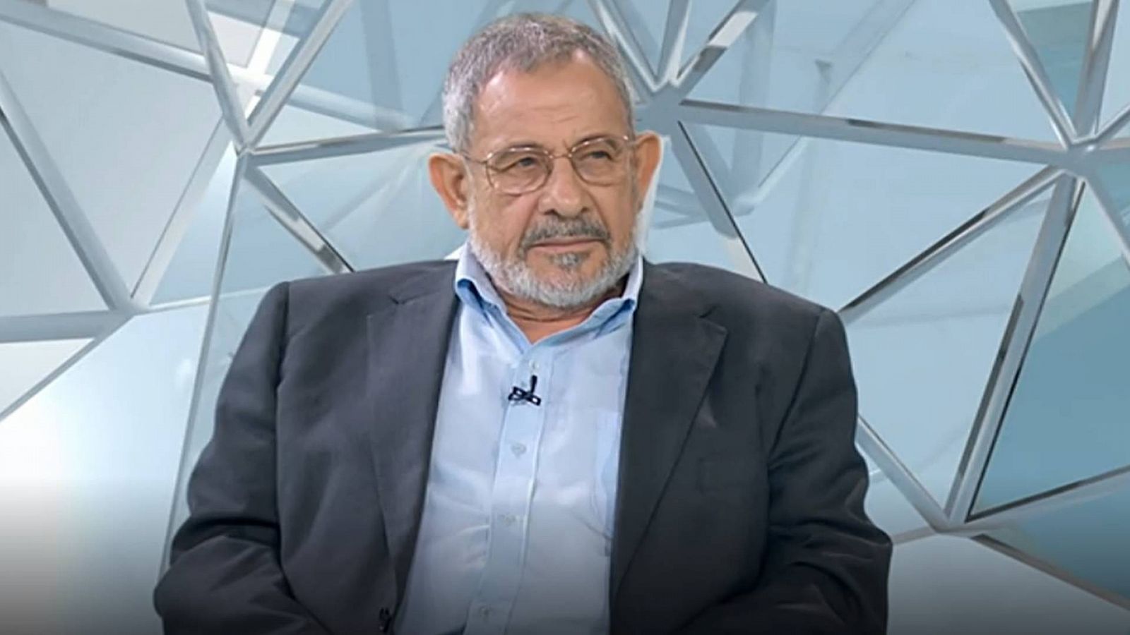 El presidente de la Comisión Islámica de España (CIE), Ayman Adlbi, durante una entrevista en el programa Medina de RTVE