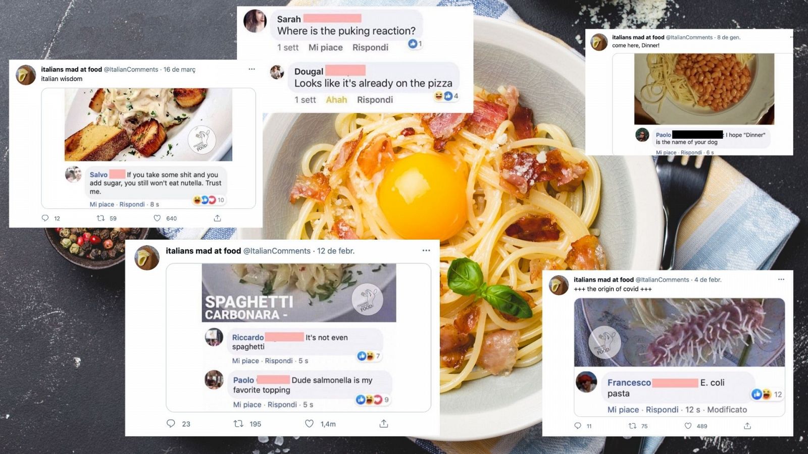 italians mad at food meme