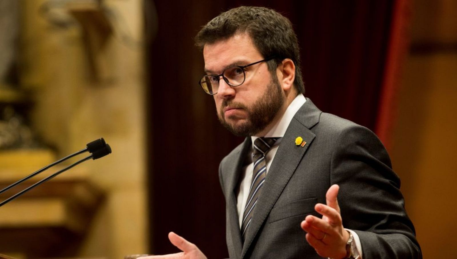 Pere Aragonès afronta el seu primer debat d'investidura al Parlament