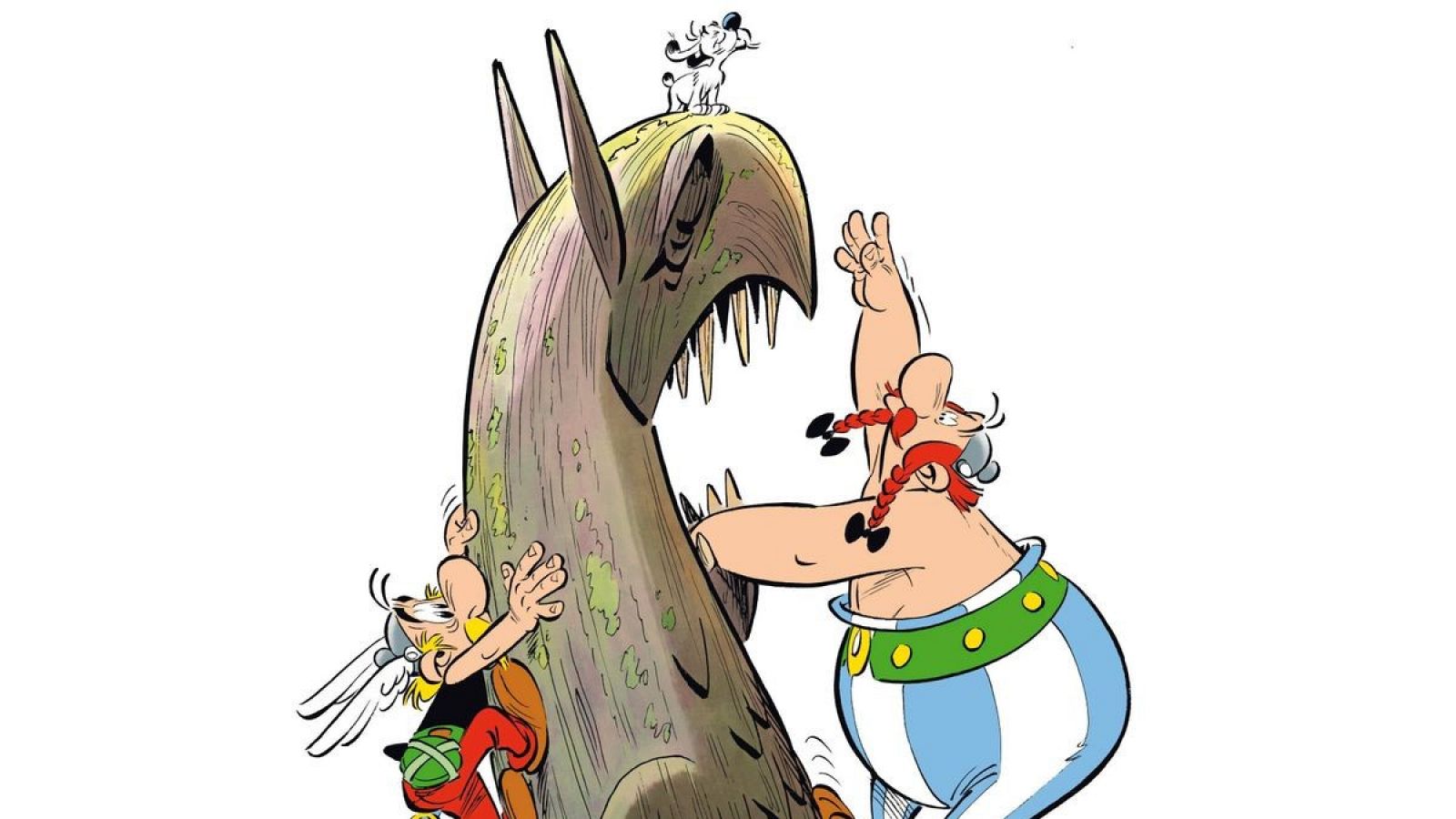 Ilustracin de 'Astérix tras las huellas del Grifo'