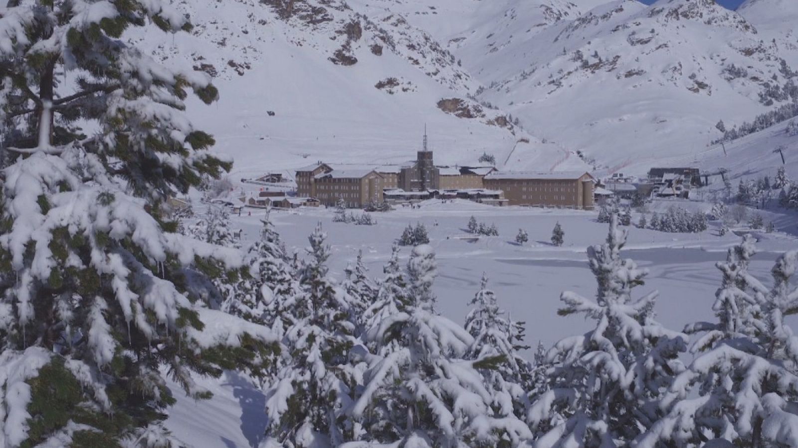 Vista general de la Vall de Nuria