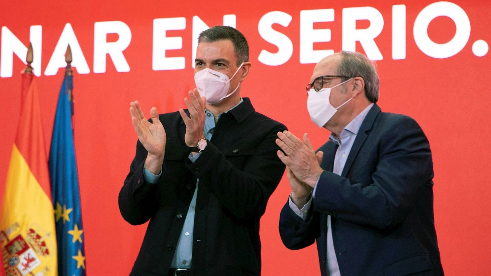 Pedro Sánchez y Ángel Gabilondo