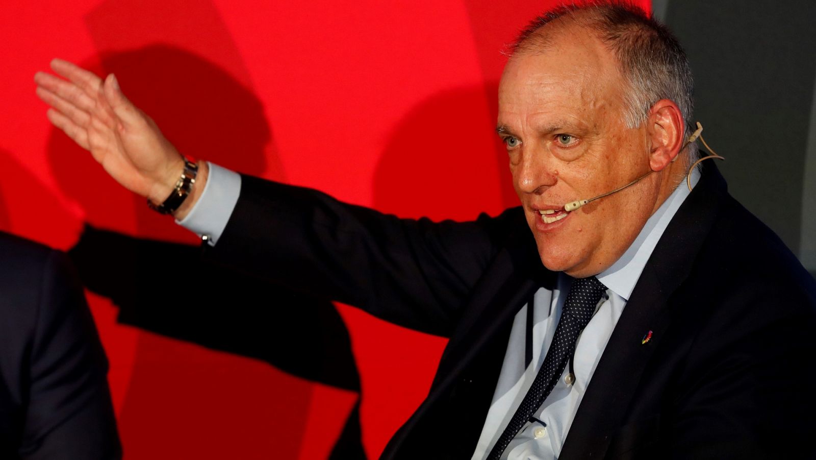 El presidente de LaLiga, Javier Tebas.