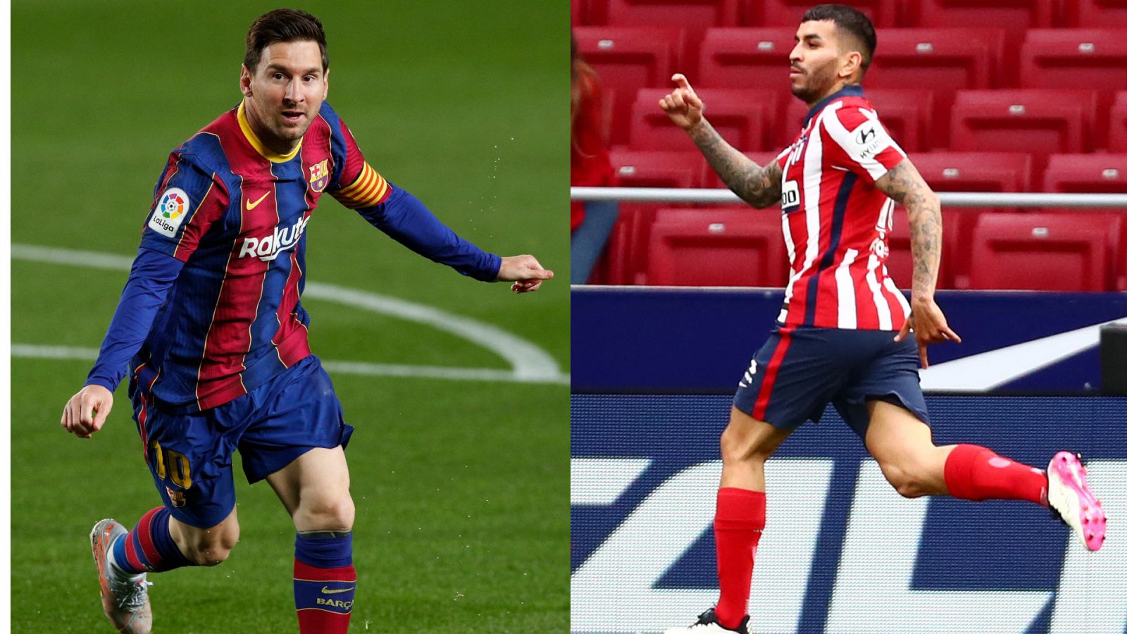 Messi y Correa, protagonistas en las victorias de Barça y Atlético.