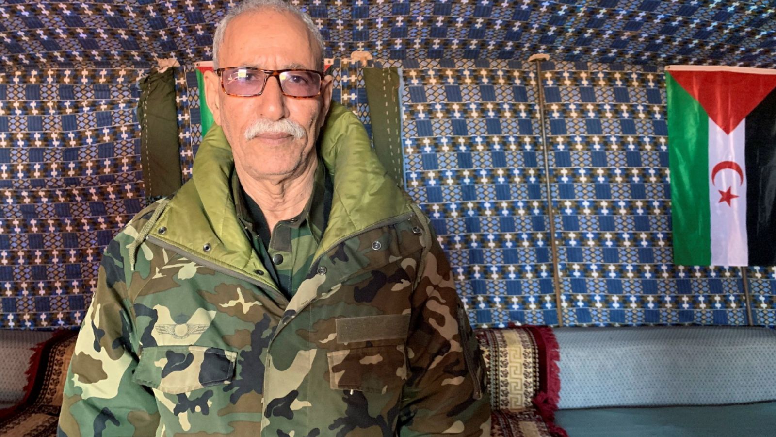 Fotografía de archivo del líder del Frente Polisario, Brahim Ghali.