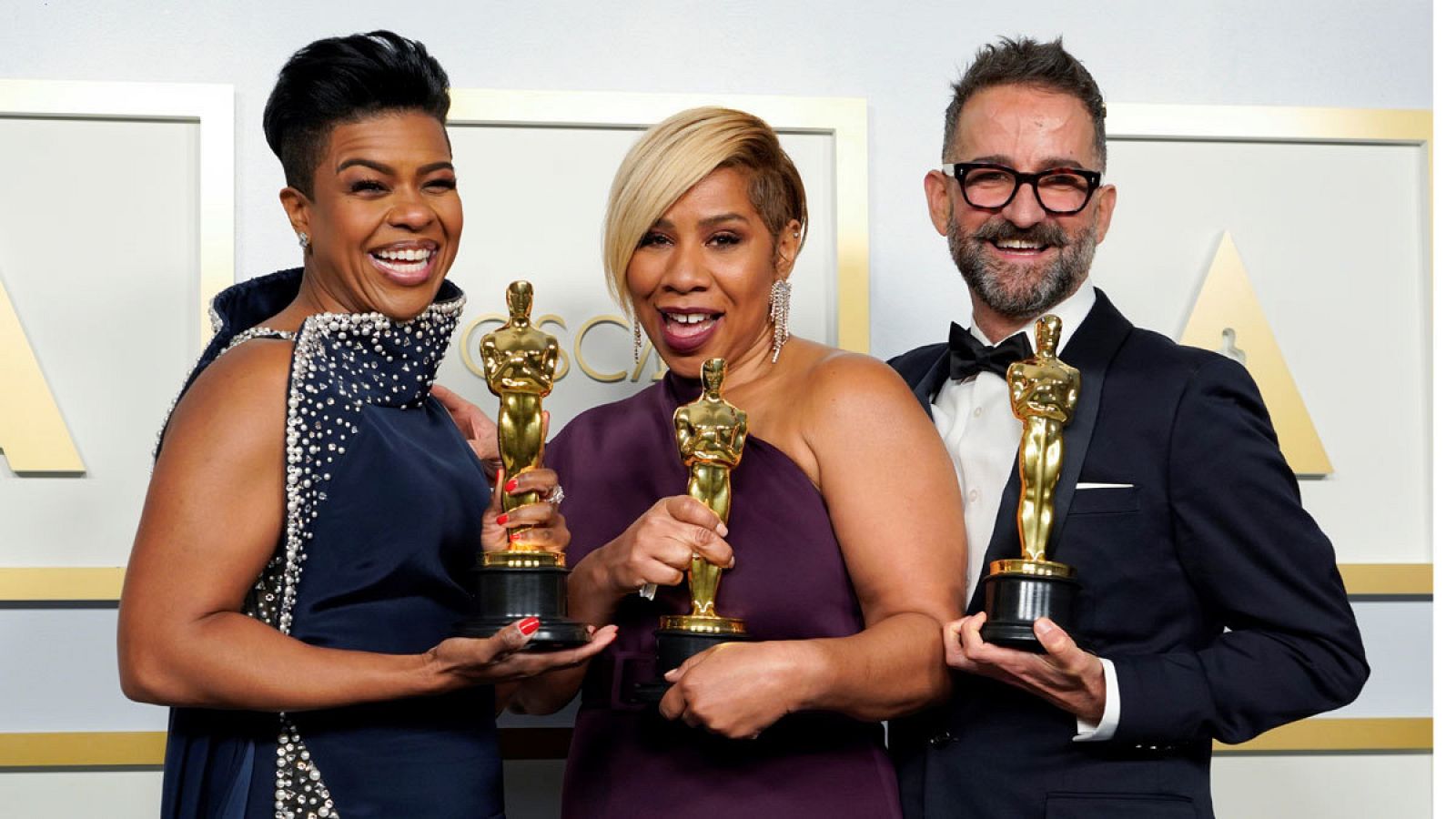 Mia Neal, Jamika Wilson y Sergio Lopez-Rivera han ganado el Oscar a mejor maquillaje y peluquería por 'La madre del Blues'