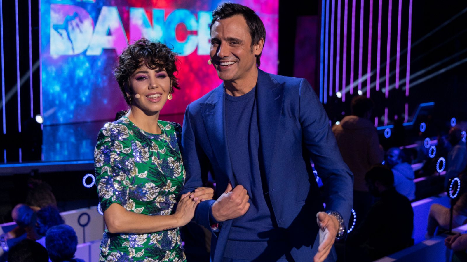 Sandra Cervera y Ion Aramendi en las quintas audiciones de 'The Dancer'