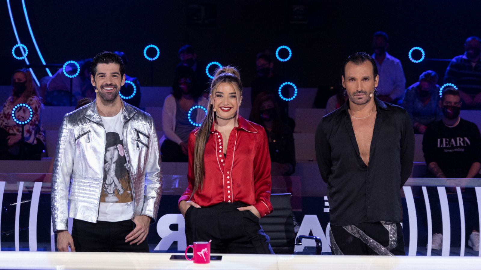 Miguel Ángel Muñoz, Lola Indigo y Rafa Méndez en las quintas audiciones de 'The Dancer'
