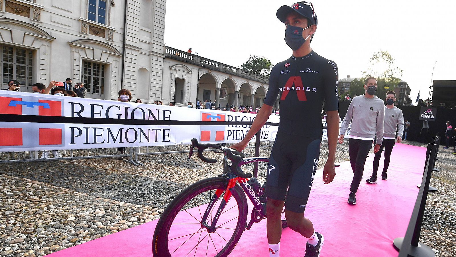 Egan Bernal, uno de los grandes favoritos al triunfo final en el Giro.