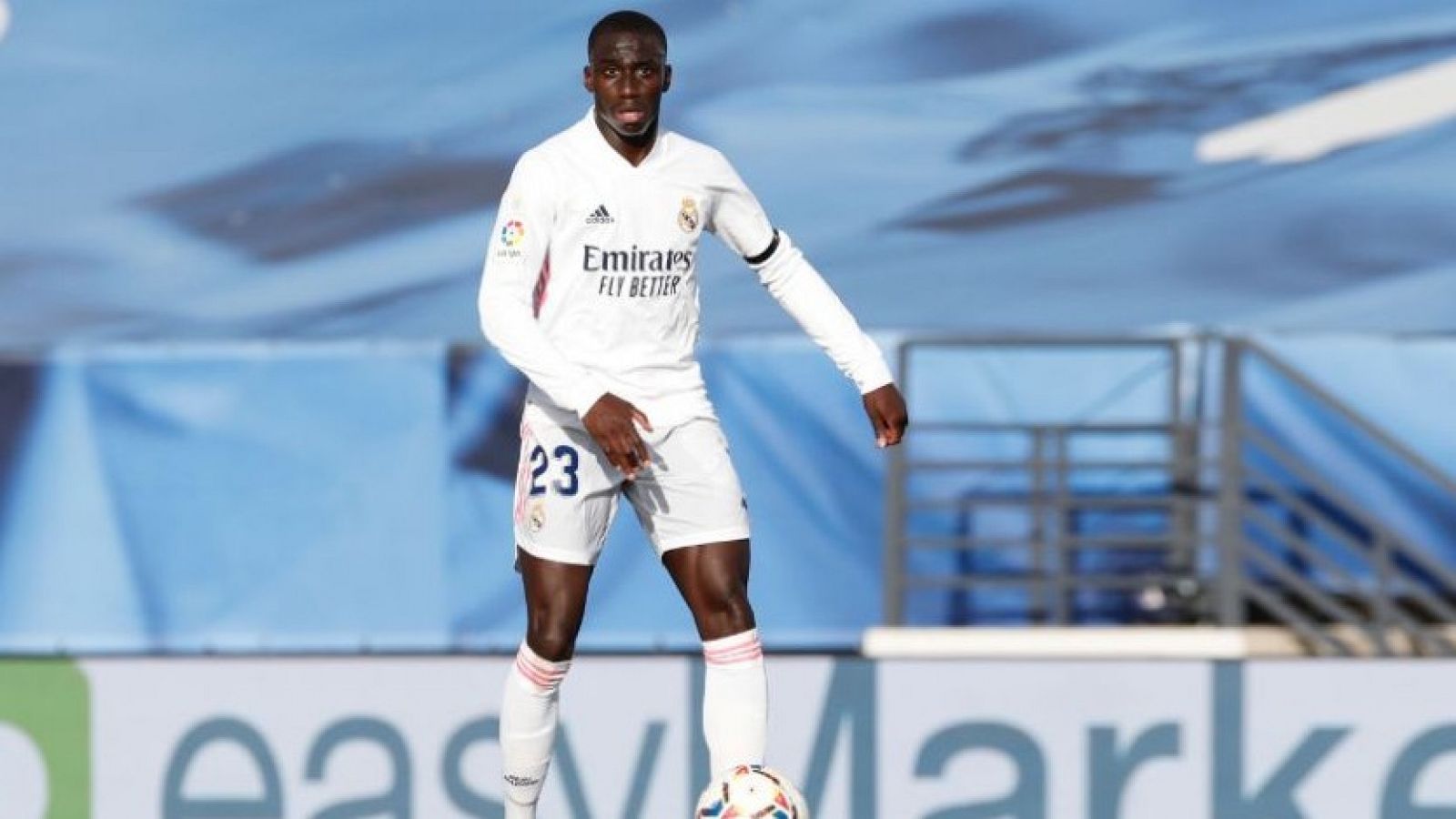 Mendy en un partido del Real Madrid.