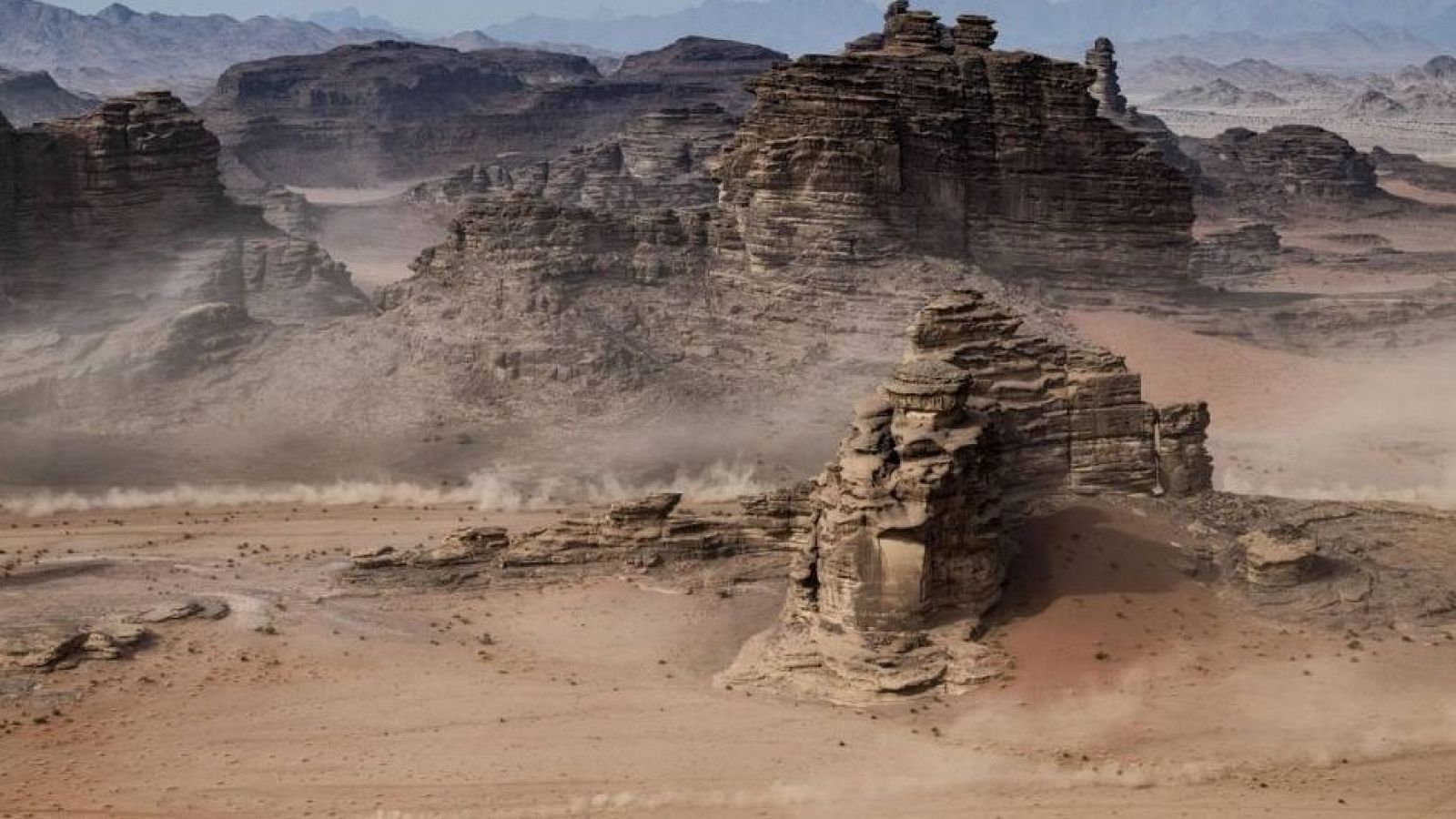 Imagen del Rally Dakar 2020 disputado en Arabia Saudí.