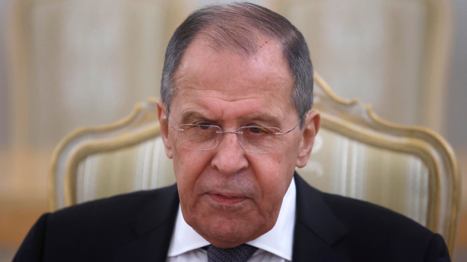 Una imagen del ministro de Exteriores ruso, Serguéi Lavrov.